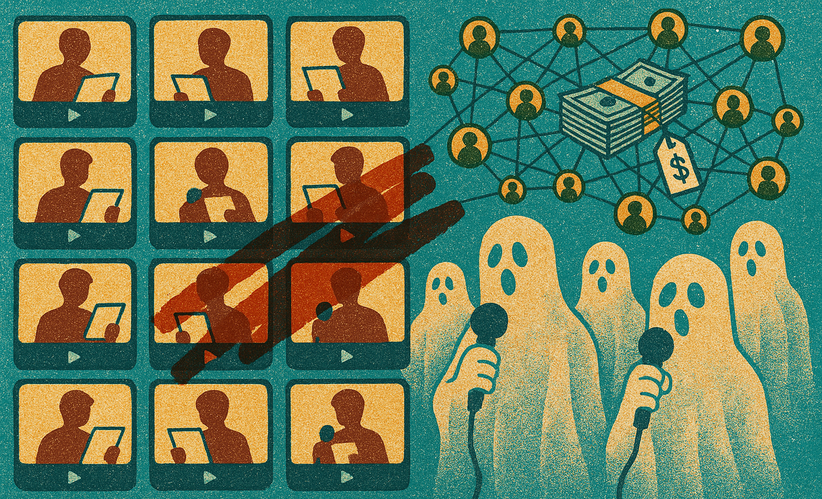 Ghost Creators Are the PBNs of Social, and YouTube Just Started Deindexing Them