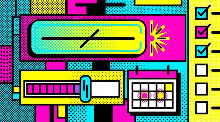 Pop-art illustration of a Google Ads campaign showing a strikethrough pinned description while a glowing disclaimer asset takes the first description line.